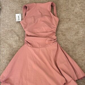 Amazon Mauve Backless Dress